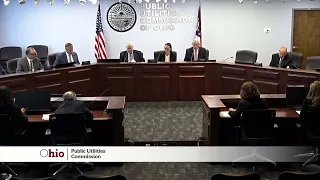 PUCO Commission Meeting - May 17 recording