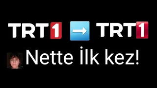 TRT 1 Logo Değişim Anı (18 Kasım 2022)