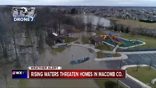 Macomb County residents deal with flooding from the Clinton River