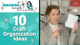 10 Craft Room Organization Ideas | I Love My Container Store Craft Room