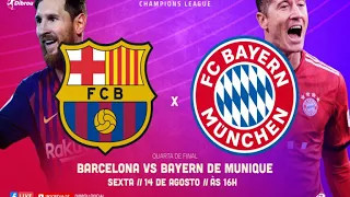 Barcelona x Bayern de Munique - ao vivo - Champions League - Quartas de Finais