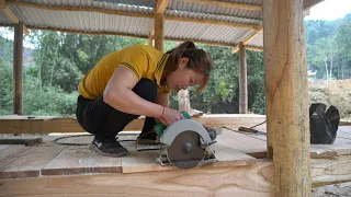 Amazing Woodworking Machines - Technique assembling plank flooring House - Farm Life, Free Bushcraft