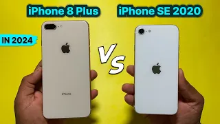 iPhone SE 2020 vs iPhone 8 Plus in 2024🔥 | Detailed Comparison in Hindi⚡️