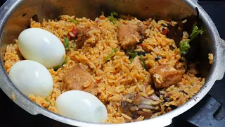 சாப்பாட்டு அரிசியில் சிக்கன் பிரியாணி | Chicken Biryani With Normal Rice In Tamil | Biryani Recipe