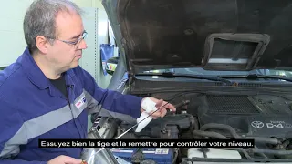 Tuto mécanique Bosch Car Service, vérifier les niveaux d'huile