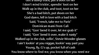 French Montana ft Jeremih Bad Bitch lyrics