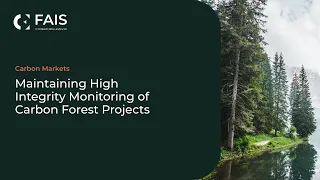 Maintaining High Integrity Monitoring of Carbon Forest Projects