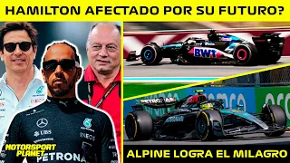 🔴HAMILTON DISTRAIDO por la SITUACIÓN con FERRARI? 🤯 AFECTA a MERCEDES? 🔍 ALPINE LOGRA el MILAGRO ✅