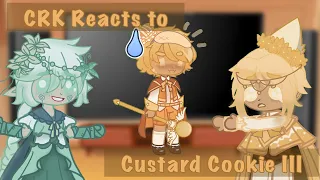 Cookie Run Kingdom Reacts to Custard Cookie / Pure Vanilla Reacts to His Son!