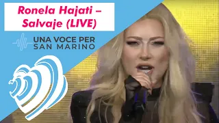 Ronela Hajati - Salvaje (LIVE) | Una Voce per San Marino | Semi Final 4 | Eurovision 2023