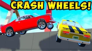 ТАКИХ УРОВНЕЙ ВЫ ЕЩЕ НЕ ВИДЕЛИ! CRASH WHEELS ГОНКИ И АВАРИИ МАШИН! ПРОХОЖДЕНИЕ ОБНОВЛЕНИЕ КРАШ ВИЛС!