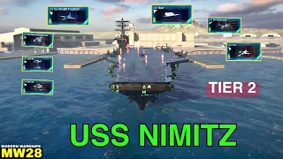 USS Nimitz modern warships best build tier 2
