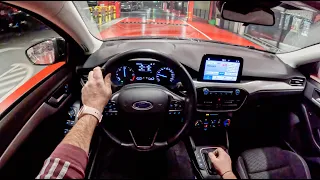2018 Ford Focus Night [1.5 120HP] |0-100| POV Test Drive #1452 Joe Black