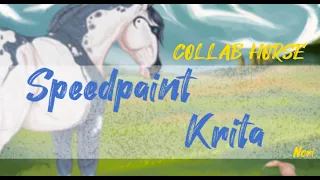 Speedpaint COLLAB HORSE | Krita