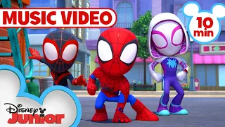 Spidey Music Videos 🎶  | Marvel's Spidey and his Amazing Friends | @disneyjunior