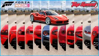 Top Fastest Ferrari Cars - Forza Horizon 5 | Acceleration & Top Speed (All Stock)