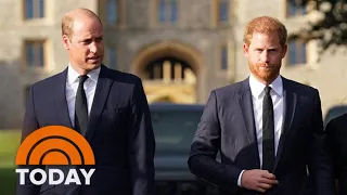 William And Harry To Reunite In Procession Behind Queen’s Coffin