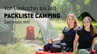 Packliste Camping: Von Gaskocher bis Zelt