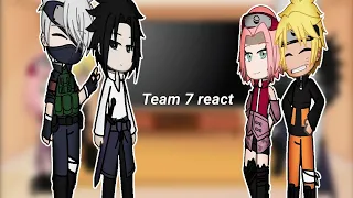 Team 7 react to themselves//Naruto shippuden//a little angst//no ships