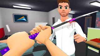 Testing NEW Weapons on the Office Ragdolls - Frenzy VR Gameplay (Sandbox)