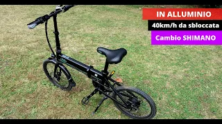 La BICI ELETTRICA PIEGHEVOLE + leggera - Prova e recensione FIIDO D4s