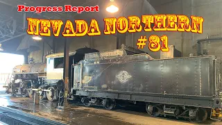 Nevada Northern #81 revisit with #93 and #40 all steamed up!