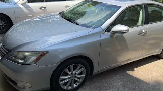 Update the beater 2010 Lexus ES 350 she still got it! POV Test Drive