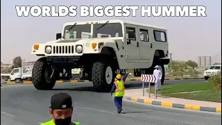 MEET THE WORLDS BIGGEST HUMMER! (21 FT TALL)