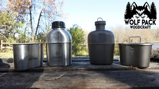 Titanium Vs Stainless Steel Canteen System Which is Better