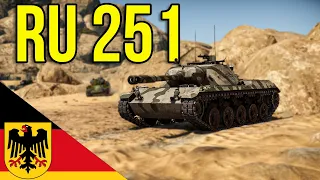 Spähpanzer Ru 251: Mastering the Flank - War Thunder gameplay