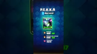 Upgrading Pekka to max level (lvl.14).