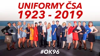 Uniformy ČSA - Záznam z přehlídky OK96 (historické uniformy)