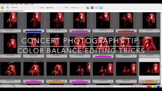 Concert Photography Editing Tip: White Balancing Red Stage Lights