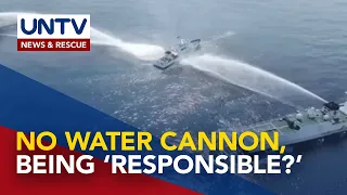 Some senators support PBBM’s decision not to use water cannons vs. China