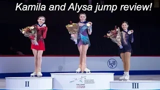 Kamila Valieva and Alysa Liu JWC jump review!