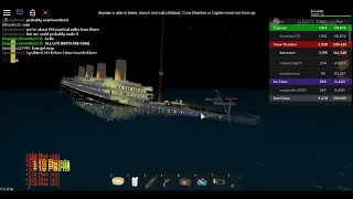 clip of titanic sinking (roblox titanic)