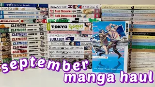 collective manga haul & unboxing - september 2023