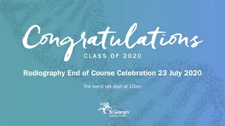 Radiography End of Course Celebration 2020