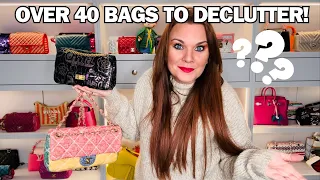 REVIEW, DECLUTTER & DECIDE WHICH BAGS TO SELL WITH ME!