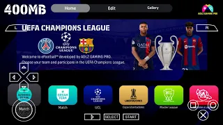 eFootball PES 2024 PPSSPP 400MB New Updates Full Winter Transfers Real Faces New Kits & Graphics 4K