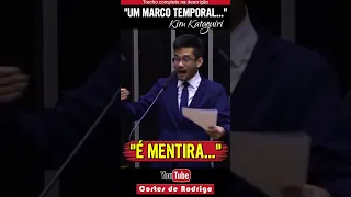 KIM KATAGUIRI  | "UM MARCO TEMPORAL..."(marco temporal de demarcação das terras indígenas) #short