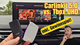 Carlinkit 5.0 oder Tbox UHD? Welches Carplay Gerät eignet sich für wen? Video Streaming im Auto!