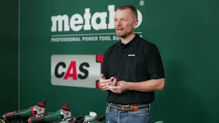 NEW Metabo M Brush Technology for 3 times the service life on Angle Grinder