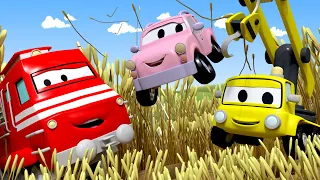 Troy der Zug - Die kleinen Autos SPIELEN VERSTECKEN ! - Lastwagen Zeichentrickfilme für Kinder 🚓 🚒