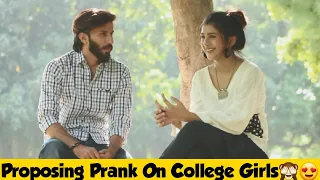 Proposing Prank On College Girls | Prank in Pakistan | Adil Anwar