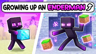 Growing Up An ENDERMAN In Minecraft!