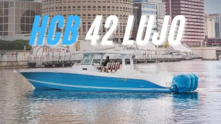 Exotic Blue Center Console | HCB 42' Lujo