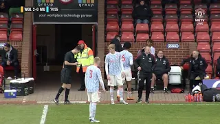 Toby Collyer [Manchester United] Debut vs Wolves U18 | Every Touch | Toby Collyer Man Utd Highlights