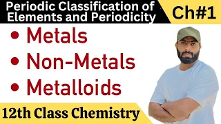 Metals, non Metals and metalloid in periodic table | Periodic table explaintion