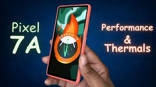 Google Pixel 7a Thermals & Performance AFTER Android 14 | Very Suprising!